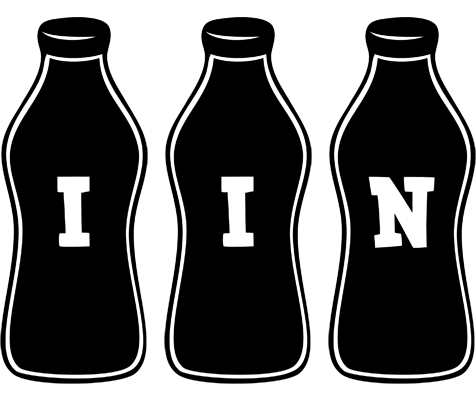 Iin bottle logo
