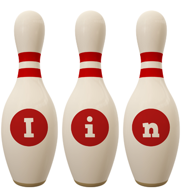 Iin bowling-pin logo
