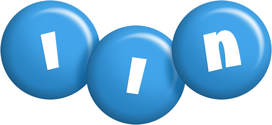 Iin candy-blue logo