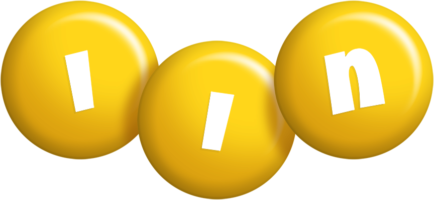 Iin candy-yellow logo