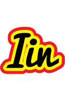 Iin flaming logo