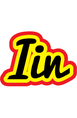 Iin flaming logo