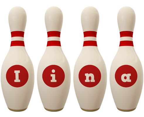 Iina bowling-pin logo