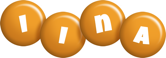 Iina candy-orange logo