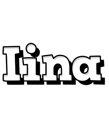 Iina snowing logo