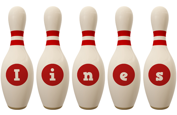 Iines bowling-pin logo