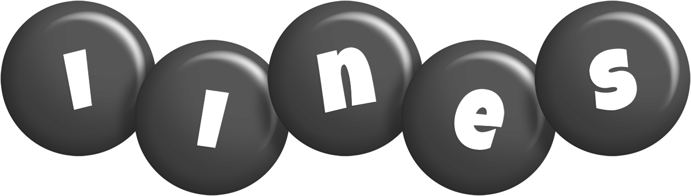 Iines candy-black logo