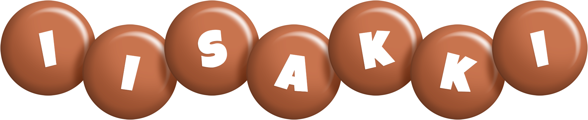 Iisakki candy-brown logo