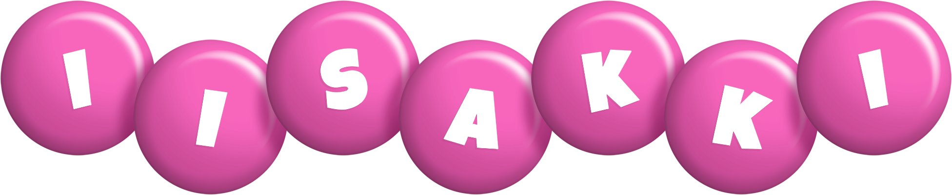 Iisakki candy-pink logo