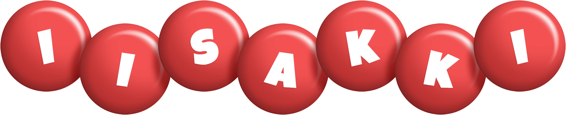 Iisakki candy-red logo