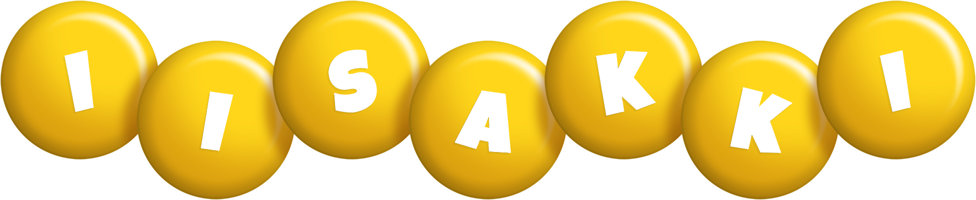 Iisakki candy-yellow logo