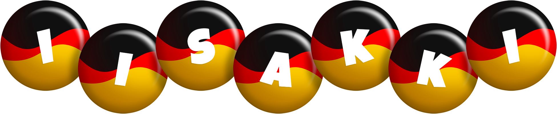 Iisakki german logo