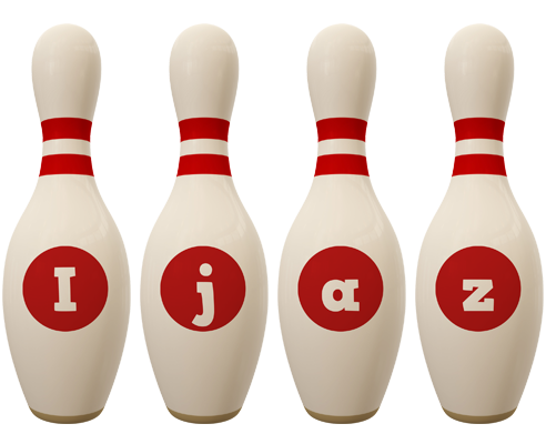 Ijaz bowling-pin logo