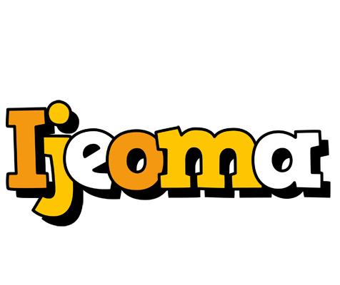 Ijeoma cartoon logo