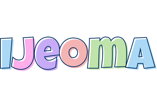 Ijeoma pastel logo