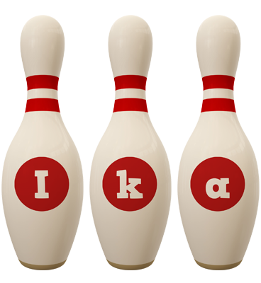 Ika bowling-pin logo