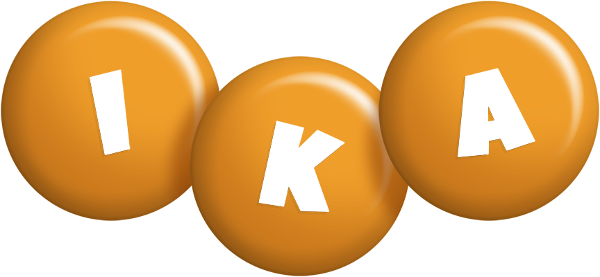 Ika candy-orange logo
