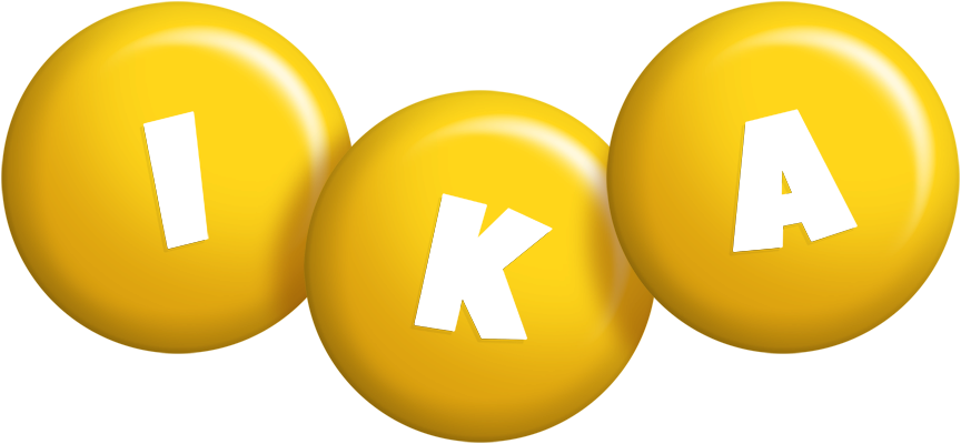 Ika candy-yellow logo