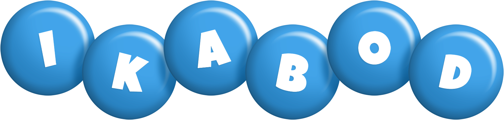 Ikabod candy-blue logo
