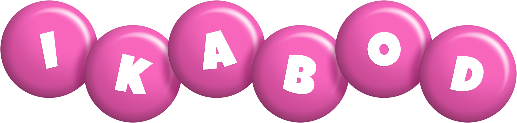 Ikabod candy-pink logo