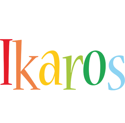 Ikaros birthday logo
