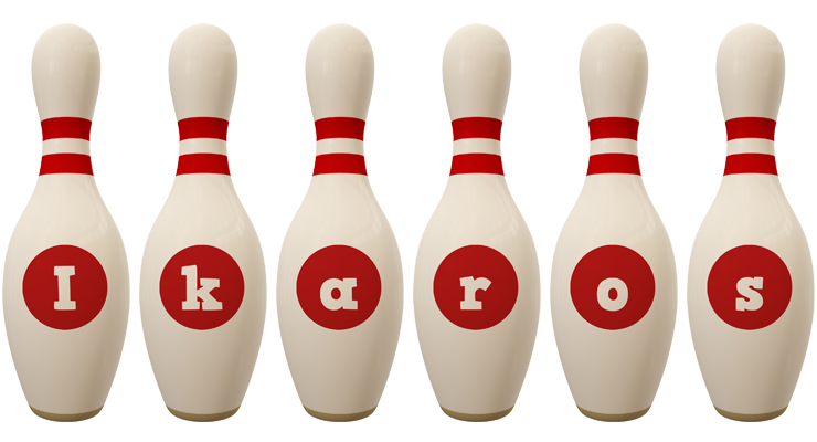 Ikaros bowling-pin logo