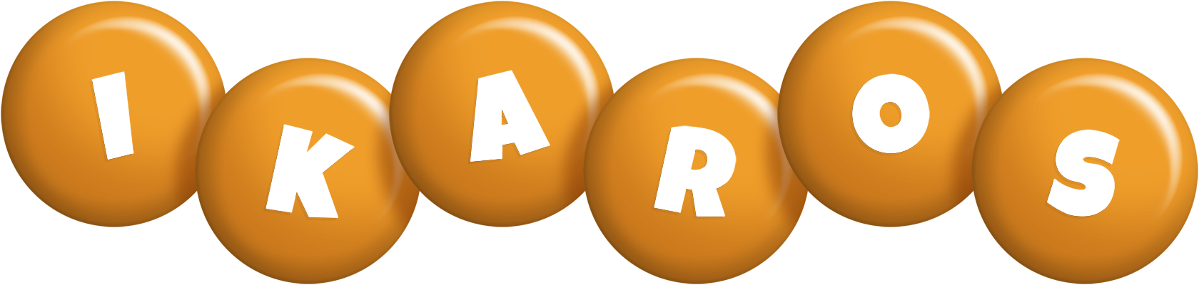 Ikaros candy-orange logo