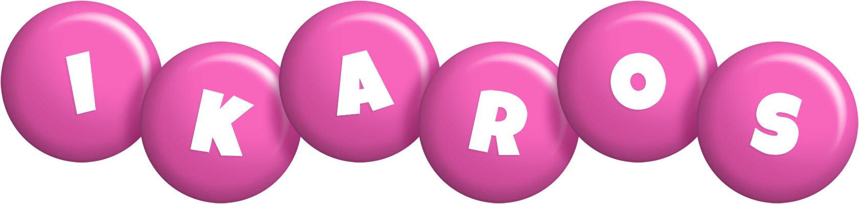 Ikaros candy-pink logo