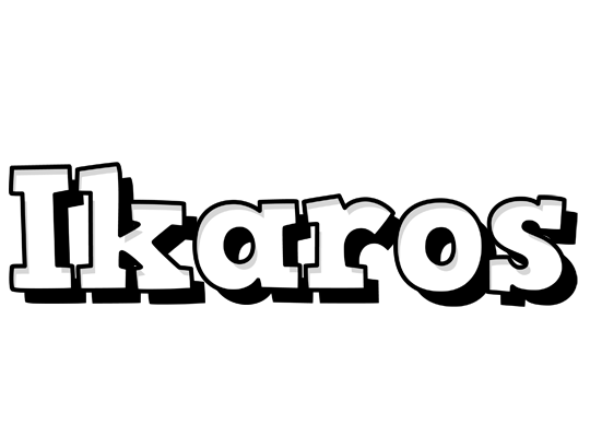Ikaros snowing logo