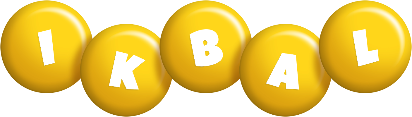 Ikbal candy-yellow logo