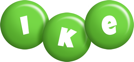 Ike candy-green logo