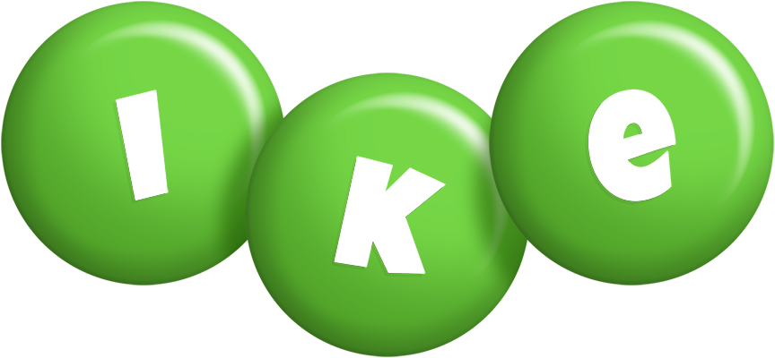 Ike candy-green logo