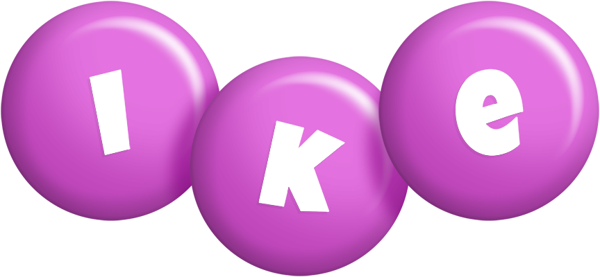 Ike candy-purple logo