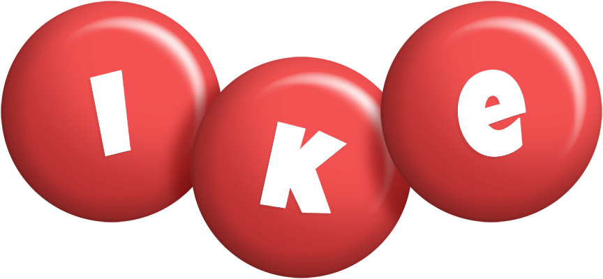 Ike candy-red logo