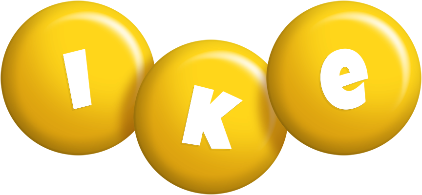 Ike candy-yellow logo