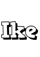 Ike snowing logo