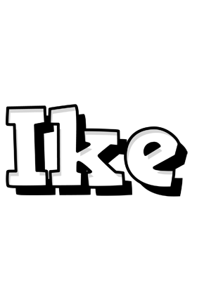 Ike snowing logo