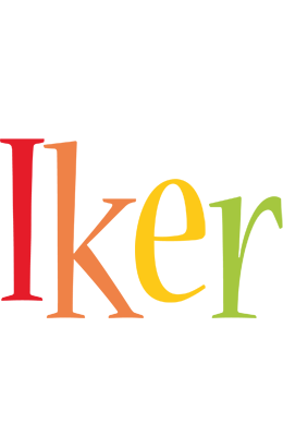 Iker birthday logo