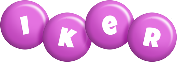 Iker candy-purple logo