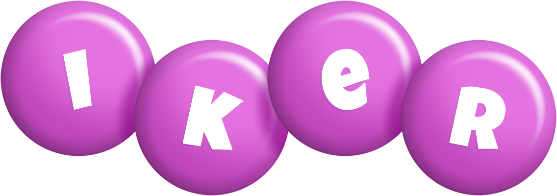 Iker candy-purple logo