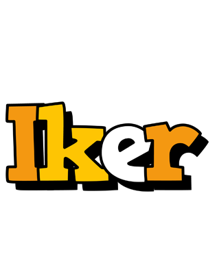 Iker cartoon logo