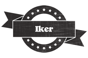 Iker grunge logo