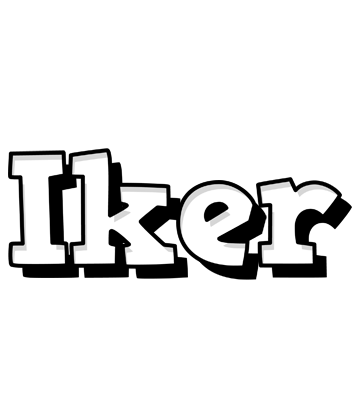 Iker snowing logo