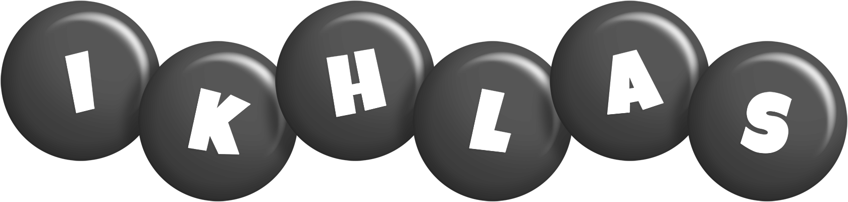 Ikhlas candy-black logo