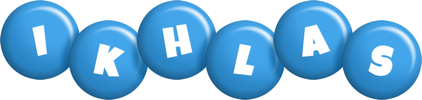 Ikhlas candy-blue logo