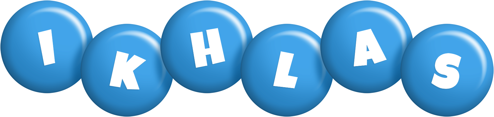 Ikhlas candy-blue logo