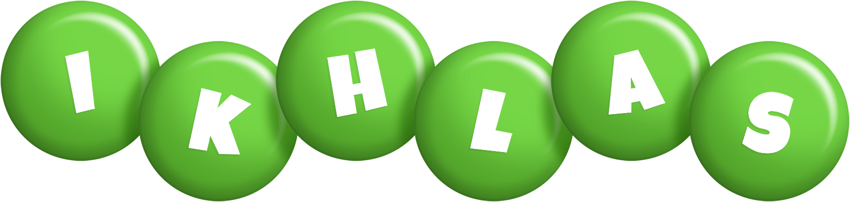 Ikhlas candy-green logo