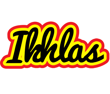 Ikhlas flaming logo