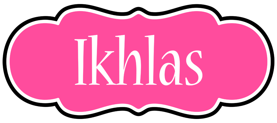 Ikhlas invitation logo