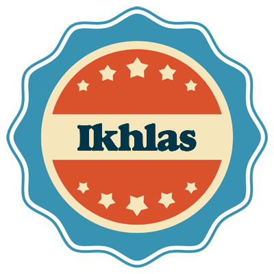 Ikhlas labels logo